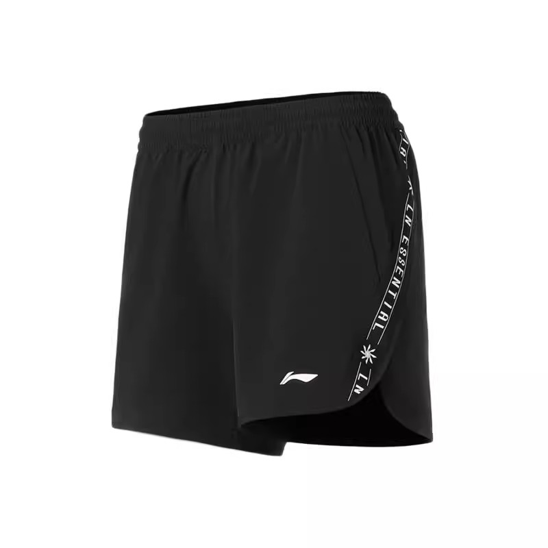 李宁马拉松跑步系列男女比赛短裤常规型运动夏季速干透气短裤