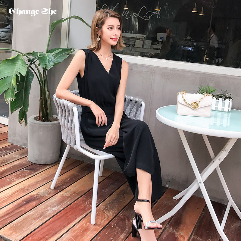 千细change she2020夏季新款连体裤 changeshe休闲裤