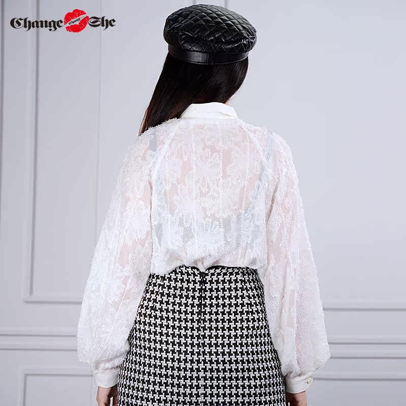 change she千细2020新款设计感上衣 changeshe衬衫