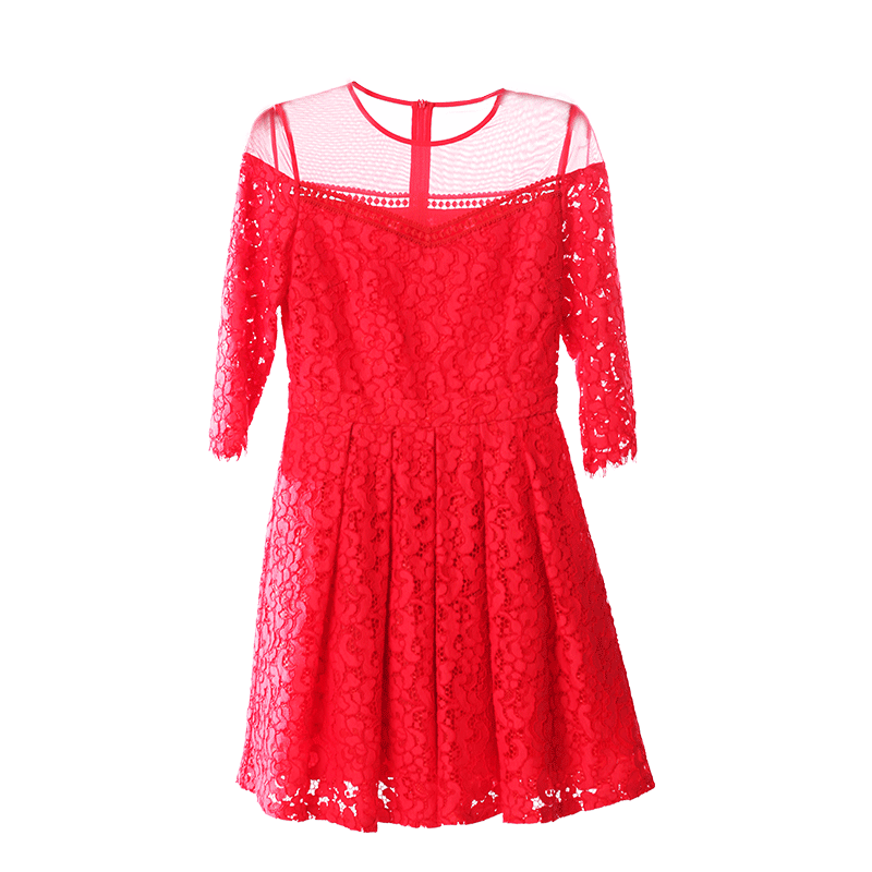 千细change she2020春季新款小中袖 changeshe连衣裙