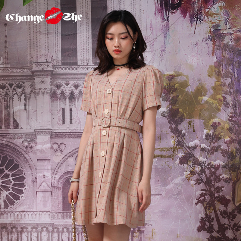 change she千细2020春夏新款连衣裙 changeshe连衣裙