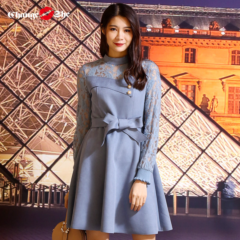 change she千细2020新款商务连衣裙 changeshe连衣裙