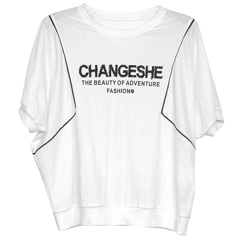 千细change she2020新款纯色打底衫 changesheT恤