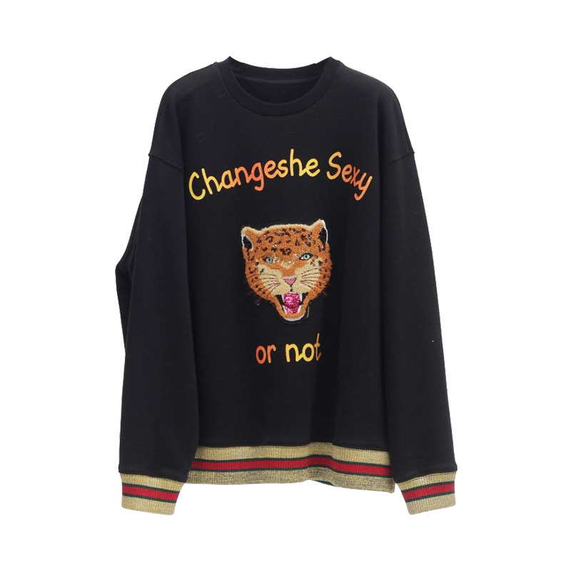 千细2020春装新品潮流套头绒衫卫衣 changeshe卫衣/绒衫