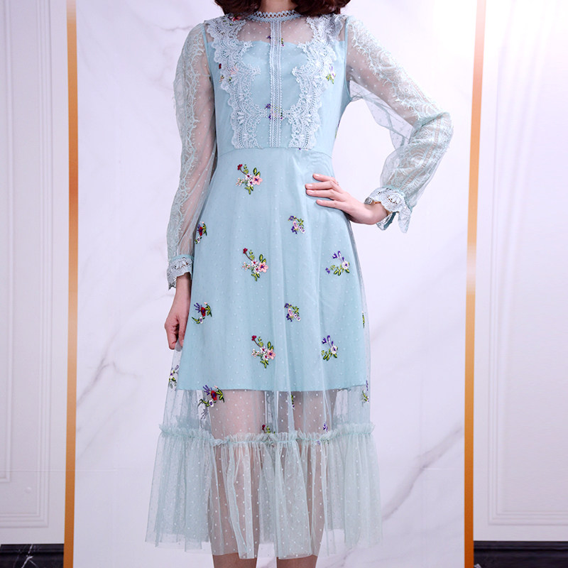 千细change she2020春季新款连衣裙 changeshe连衣裙