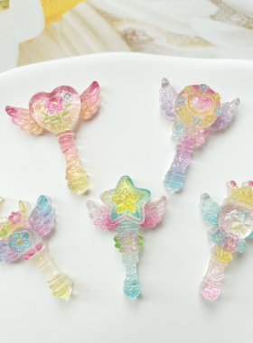 学生幼儿园奖励盲袋玩具diy食玩公主迷你仿真儿童奶油胶发夹贴片