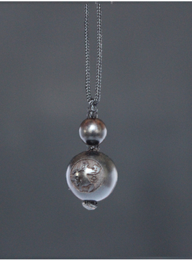 黑檀木吊坠十二生肖项链黑色属相