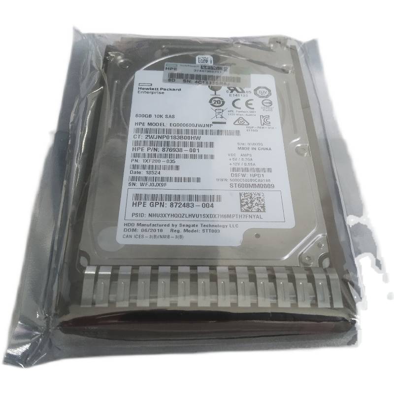 872736 872477-B21 600GB SAS 2.5 10K 12G Gen9 G10 600G原装议 - 图2