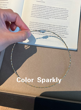 意大利进口工艺双色编织麻花项链