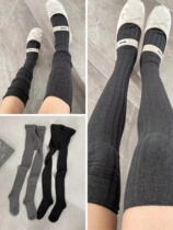 Han Nets Soft Glutinous Wool Wide Strips Long Socks Conjoined Pants Socks Over Knee Thighs Socks Slim Outside Wearing Underpants Warm Socks