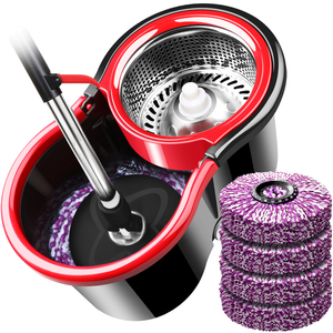 百家好世拖把家用一拖净旋转式免手洗墩布甩水拖桶带桶拖布好神拖