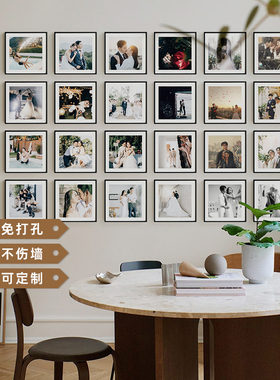墙蛙照片墙免打孔展示墙
