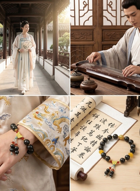 福粒多女合香珠手串DIY手链增香