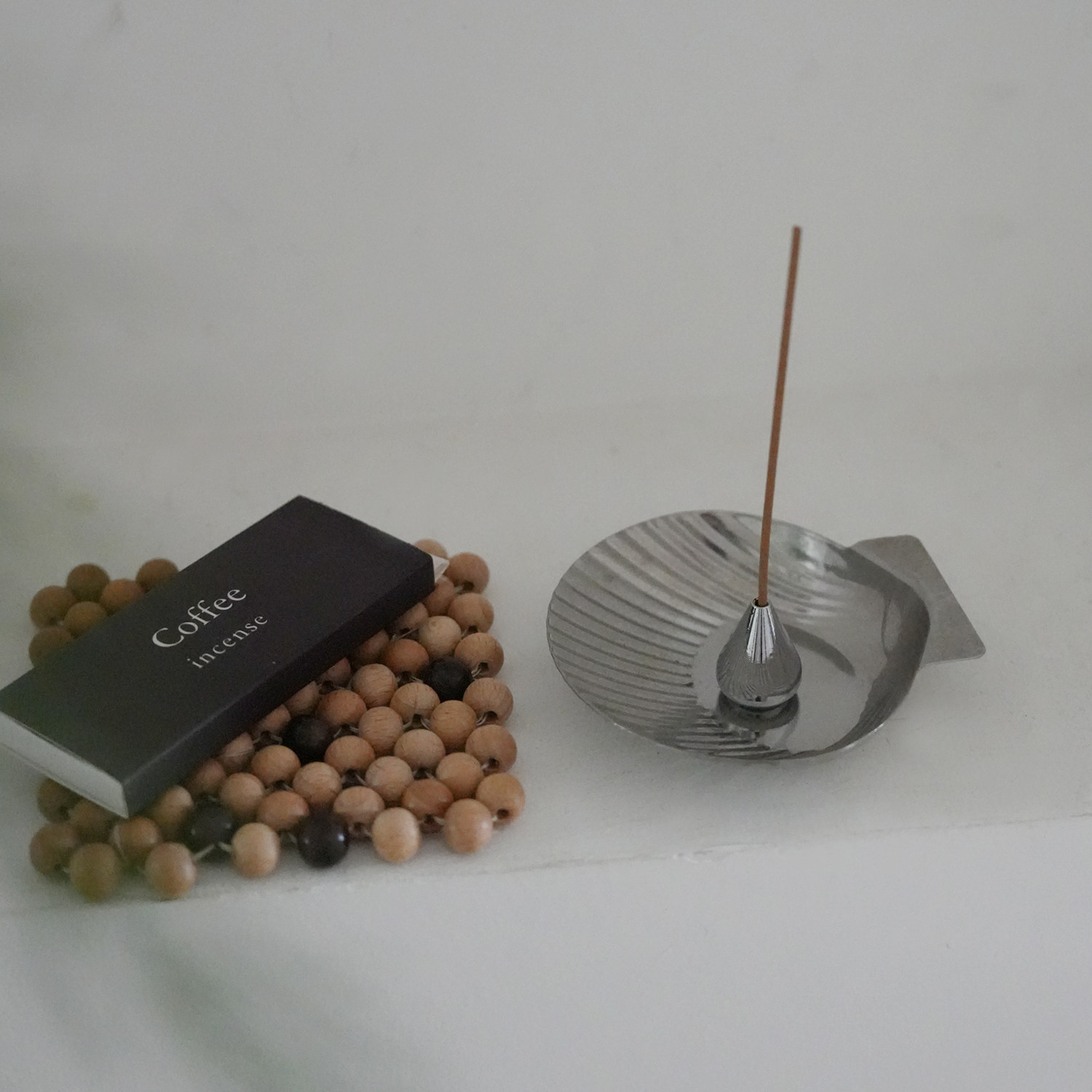 WULIHOME 不锈钢香托香盘贝壳圆形花瓣边香座香插家用香薰器具,淘宝优惠券,粉丝福利购,淘宝优惠卷