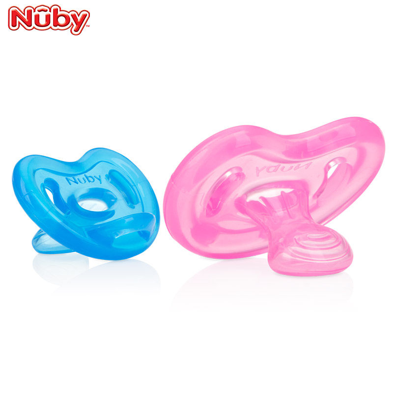 美国nuby新生婴儿全硅胶安睡型奶嘴 nuby母婴奶嘴/安抚奶嘴