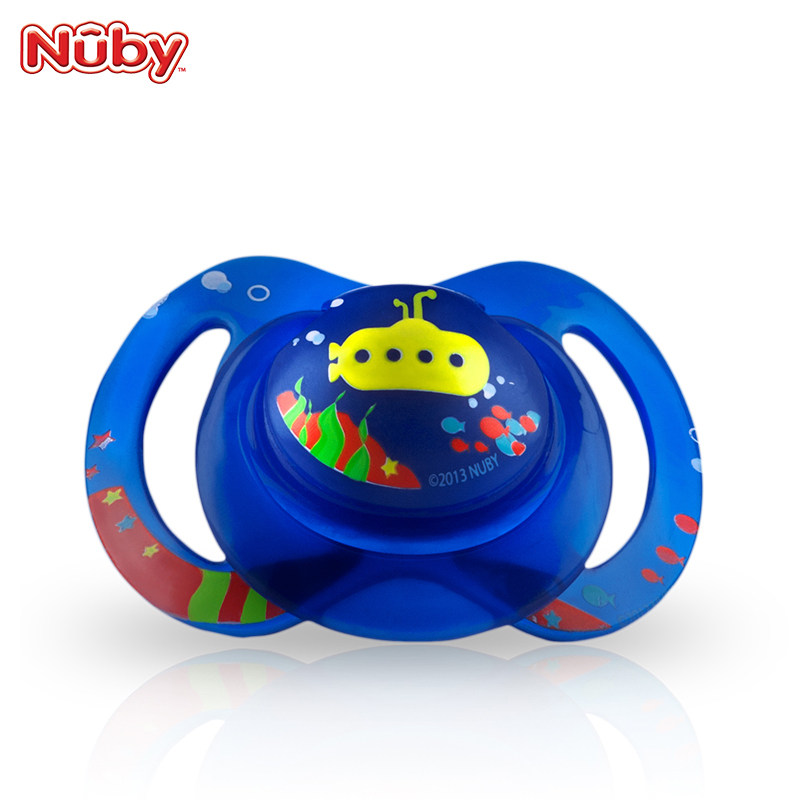 美国nuby宝宝安抚奶嘴0-6个月婴儿 nuby母婴奶嘴/安抚奶嘴