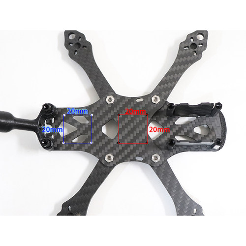 HSKRC FPV航模穿越机APEX3 极光版 花飞竞速 3/4寸四轴碳纤机架 - 图2