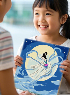 数字油画DIY儿童填充神话故事