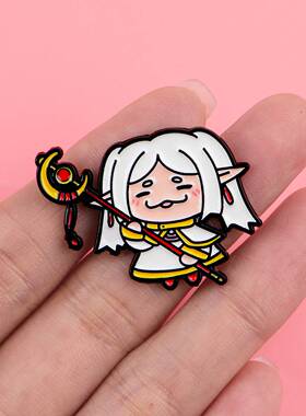 芙莉莲胸针徽章服装背包饰品配饰别针外贸热销合金胸章
