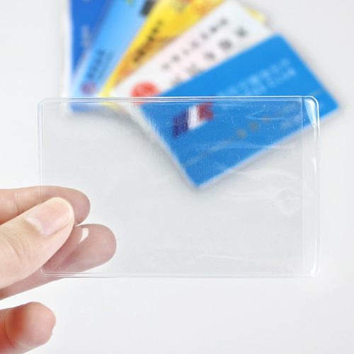 防消磁卡套身份证透明证件套防水银行卡保护套膜磨砂卡套收纳卡包 - 图0