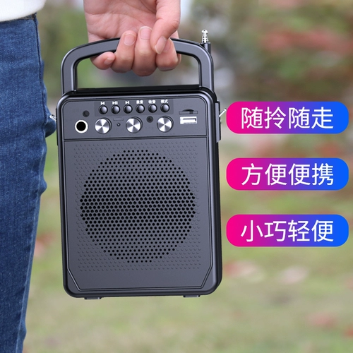 Беспроводные динамики Bluetooth Большой звуковой мини -аудио -аудио домашние пользователи Plaza Dance Hand -Ride Collection Money Подсказывает небольшие эффекты 3D окружение с высокой высокой мощностью Ultra -Teight Cannon