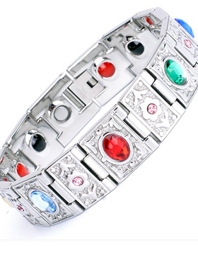 黄金色手链钛魅钛钢欧美