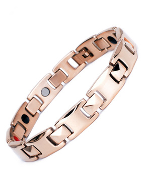 钛魅女钛钢时尚磁石手链