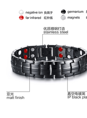 防静电钛钢霸气男饰品