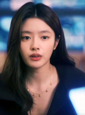 爱你沈惜凡徐若晗同款爱心项链个性复古锁骨链设计感颈链轻奢颈饰