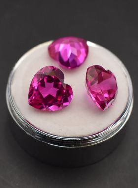 麦一点红宝石裸石碧玺色裸石