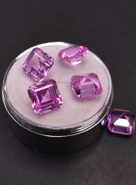 麦一点2号玫红戒面裸石