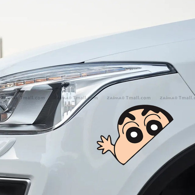 Crayon Shin-chan Cartoon Car Sticker Fun Funny Car