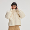 Detachable Islay sweet down jacket with fox fur collar