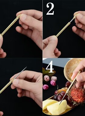 文玩核桃扣缝钢针高硬度