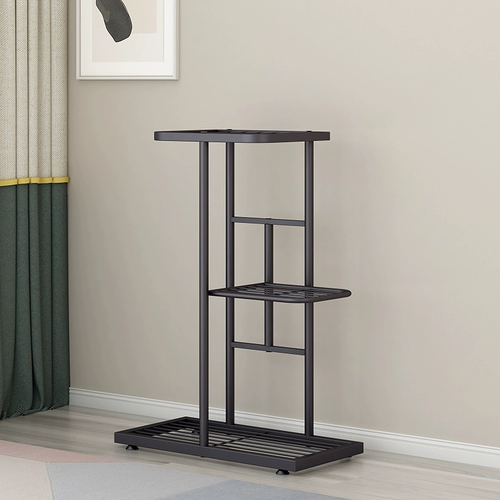 Цветочная стойка много -слоя Stepped Living Room Установка балкона сетевая красная порода цветы простота, современный сочный зеленый укроп.