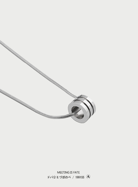 钛钢钛钢蛇骨链男女不掉色