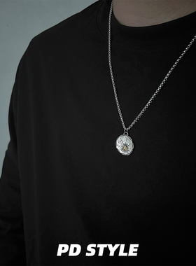 PDSTYLE潮牌裂痕金字塔法老项链