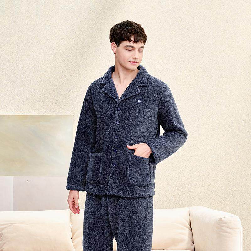 美标情侣珊瑚绒睡衣男士秋冬加厚雪尼尔可外穿法兰绒家居服套装女,淘宝优惠券,粉丝福利购,淘宝优惠卷