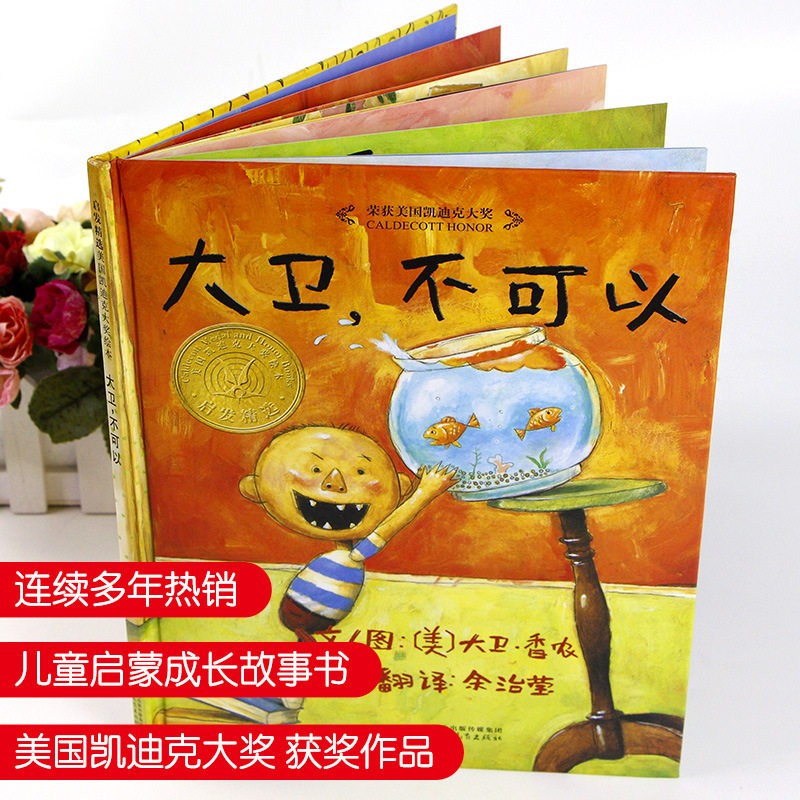 大卫不可以绘本系列全套5册大卫上学去 不可以惹麻烦 圣诞节到了 快长大吧 2-9岁早教启蒙绘本图书硬壳精装儿童绘幼儿园亲子阅读,淘宝优惠券,粉丝福利购,淘宝优惠卷