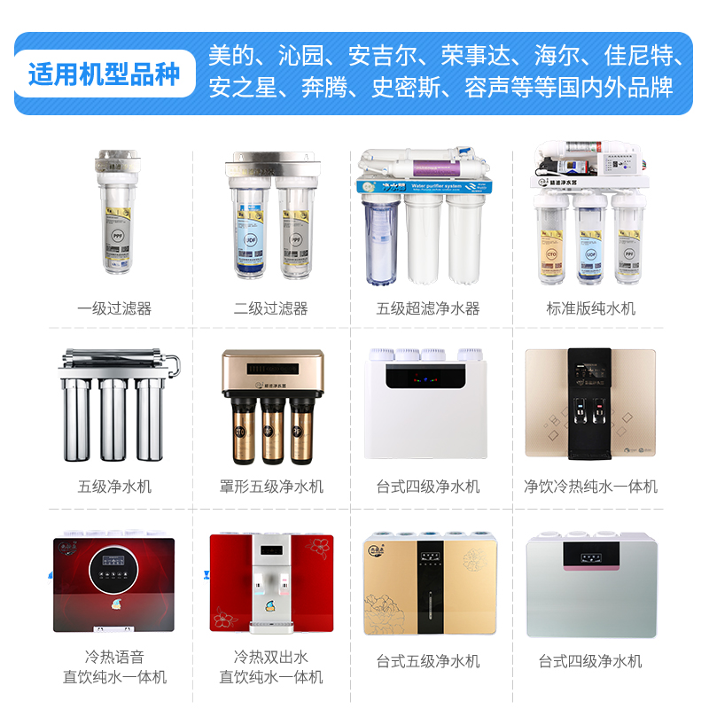 韩膜果壳10寸颗粒活性炭UDF 净水器过滤芯纯水机芯吸附十寸滤芯瓶 - 图2