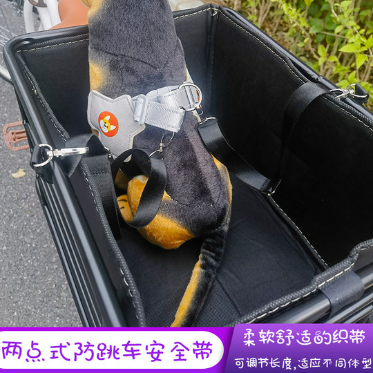电动车自行车后筐通用宠物狗狗专用座椅载狗神器后座置物筐放书包