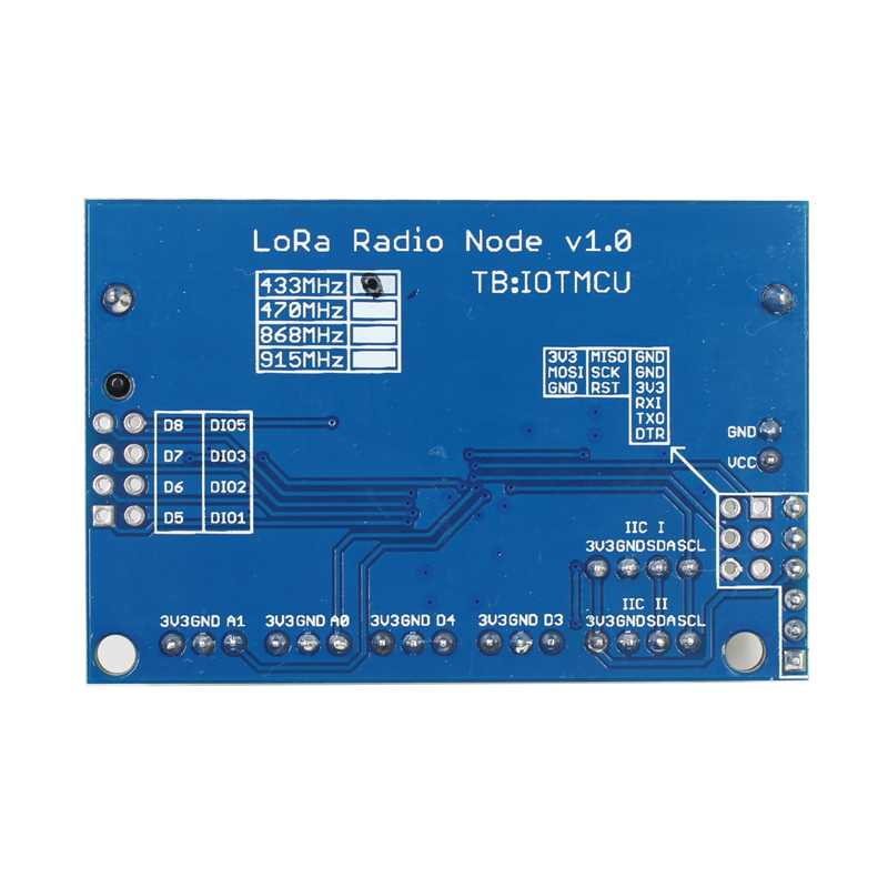 LoRa Radio Node v1.0 433MHz868MHz915MHz LoRa节点模块通信模块 - 图1