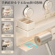 Bathroom suction cup storage rack without punching wall hanging