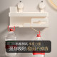 Bathroom suction cup storage rack without punching wall hanging