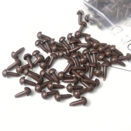 Mini nose doll twist stick puppy eyes triangle oval round brown pink doll diy accessories