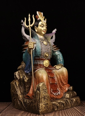 纯铜泰山石敢当镇宅摆件