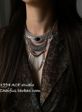 做旧复古苗疆特色项链