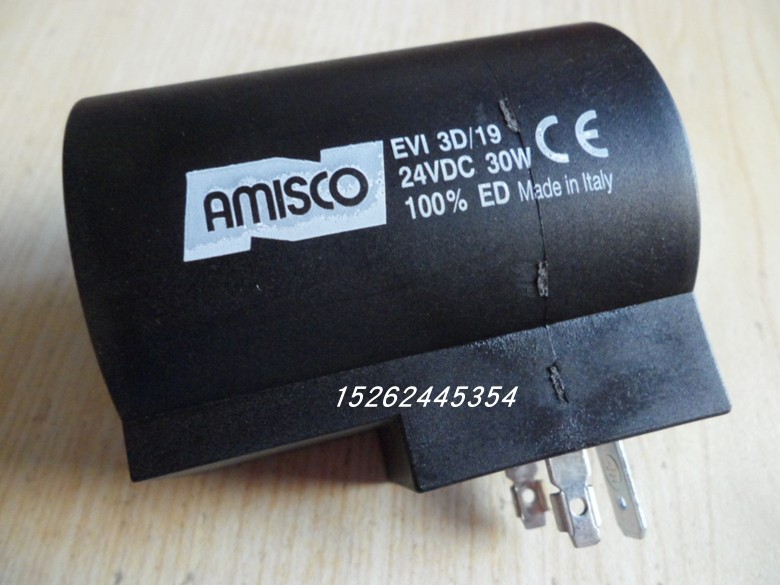 原装AMISCO阿米斯科先导阀线圈DC-24V MADE IN ITALY苏州天凌 - 图1