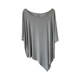 Modal Irregular Hem ແຂນສັ້ນ Round Neck ເສື້ອທີເຊີດແມ່ຍິງ Drape Dance Wear ປະຕິບັດການໃສ່ການຝຶກອົບຮົມໃສ່ເທິງຂອງແມ່ຍິງ