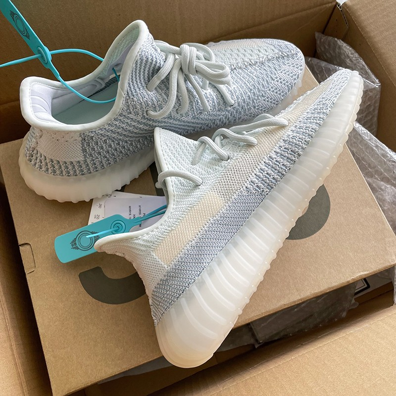 咖沙利广椰子款350冰蓝满天星冬季加绒og yeezy官网运动男鞋女-图3